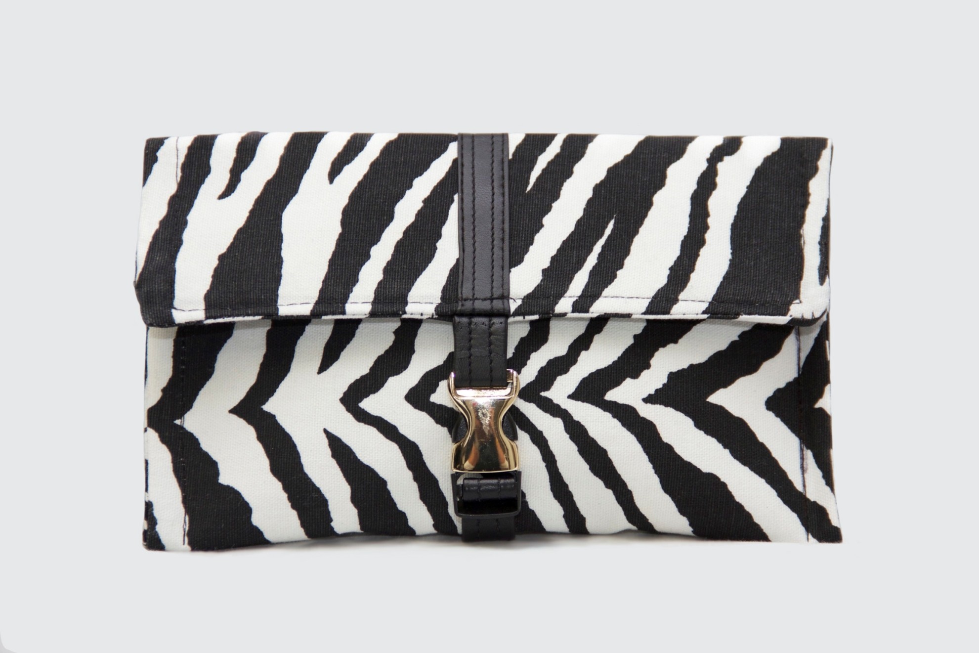 Onyx Tanzania Zebra Small Clutch from the Exotica Collection by Wilbur Pack Jr.
