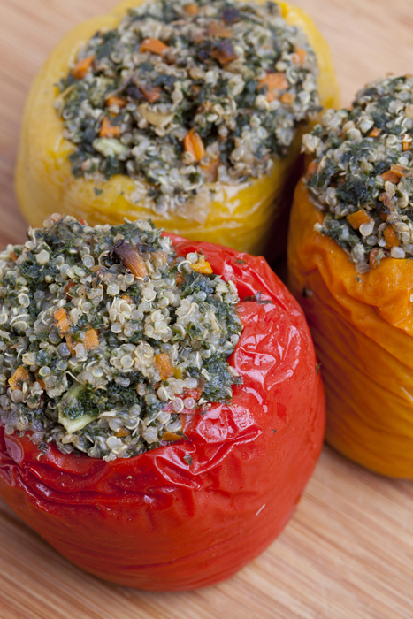 Rainbow Stuffed Peppers