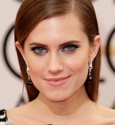 Allison Williams at the Golden Globes