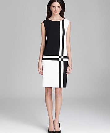 One of the best of 2014's Spring Fashion Trends: BASLER Sleeveless Color Block Dress, Bloomingdale's Exclusive
