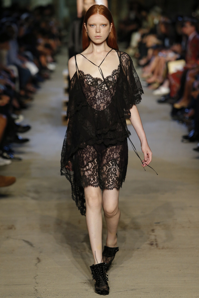 Lingerie Dressing for Evening from Givenchy for Spring 2016